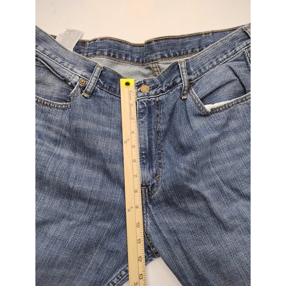 Levi's 527 Jeans Mens 38x30 Slim Bootcut Blue Denim